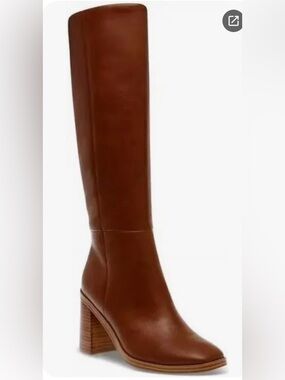 DV Dolce Vita Flapper Knee-High Boot Brown Size 8.5 NIB